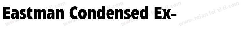 Eastman Condensed Ex字体转换